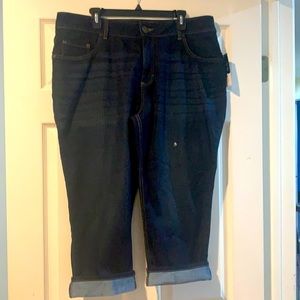 LEE  PLUS SIZE CAPRIS JEANS WOMAN SIZE 18 W